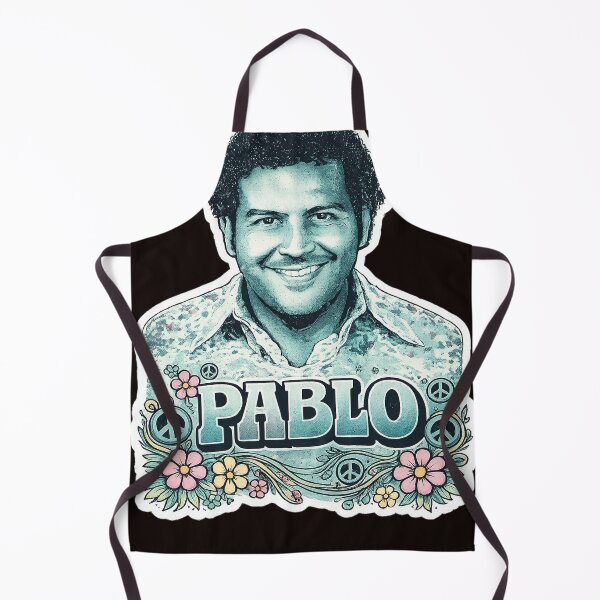 Item preview, PABLO vintage tribute in blue-grey colors designed and sold by LuluLeb.