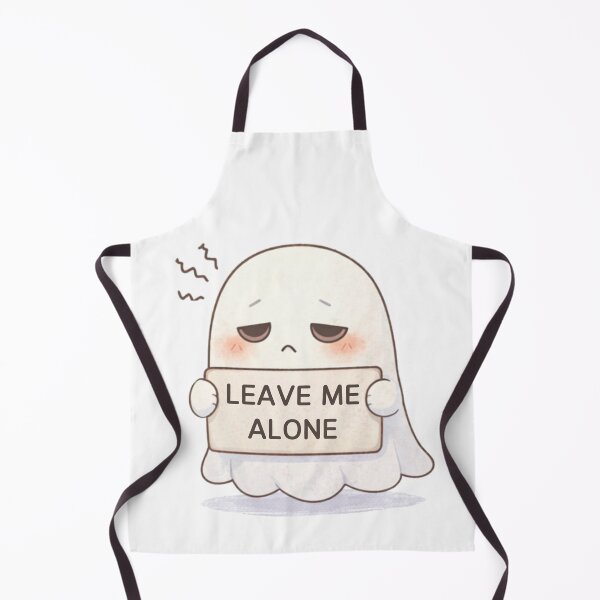Item preview, Leave Me Alone Ghost | Cute Kawaii Aesthetic | Introvert Mood Design designed and sold by The Mood Index.