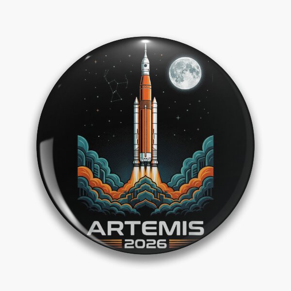 Item preview, Artemis 2026 Moon Mission SLS Rocket Space Exploration Launch Poster designed and sold by LakenDraphil.