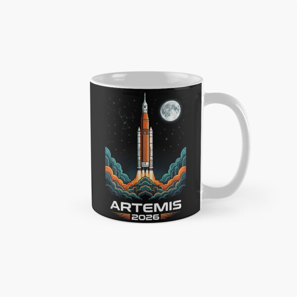 Item preview, Artemis 2026 Moon Mission SLS Rocket Space Exploration Launch Poster designed and sold by LakenDraphil.