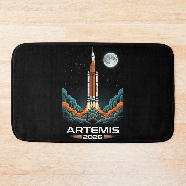 Item preview, Artemis 2026 Moon Mission SLS Rocket Space Exploration Launch Poster designed and sold by LakenDraphil.