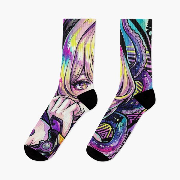 Item preview, Zenless Zone Zero Yidhari Murphy Puffy Sleeves Black Shorts Vaporwave designed and sold by Senpaiwaves.