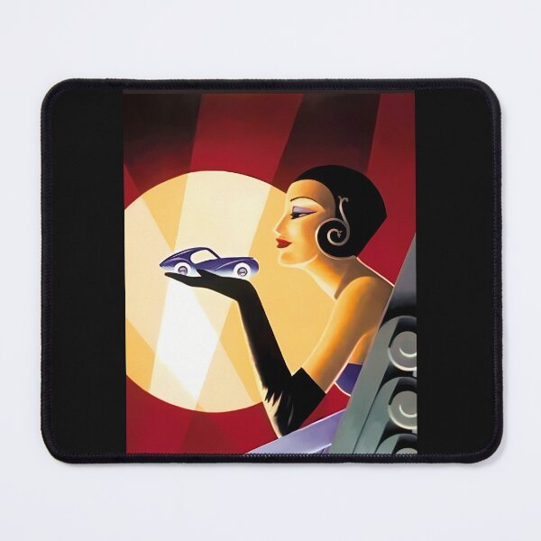 Item preview, Blast from the past art deco art car designed and sold by Helios Be. Lavsh.