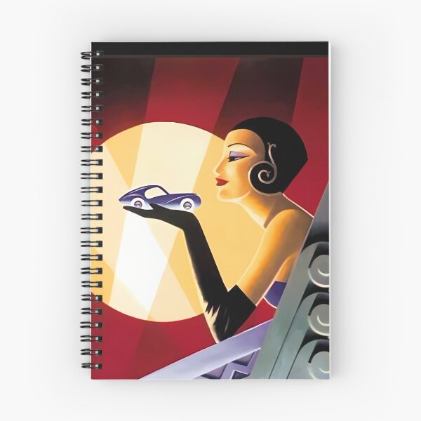 Item preview, Blast from the past art deco art car designed and sold by Helios Be. Lavsh.