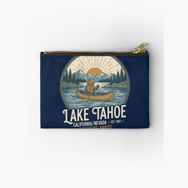 Item preview, Lake Tahoe 1861 Bear Canoeing Sand Harbor Nevada Lake Tahoe Summer designed and sold by Milasneeze.