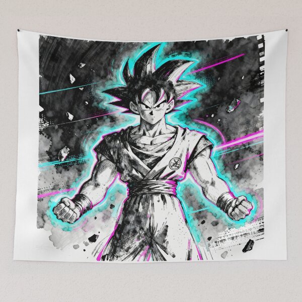 Item preview, Goku in Ink designed and sold by Shelley Loewnau-Jones Studio.