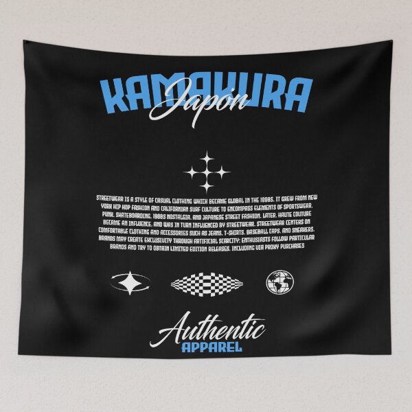Item preview, Kamakura Japan Streetwear designed and sold by NF Designs Studio DTF.
