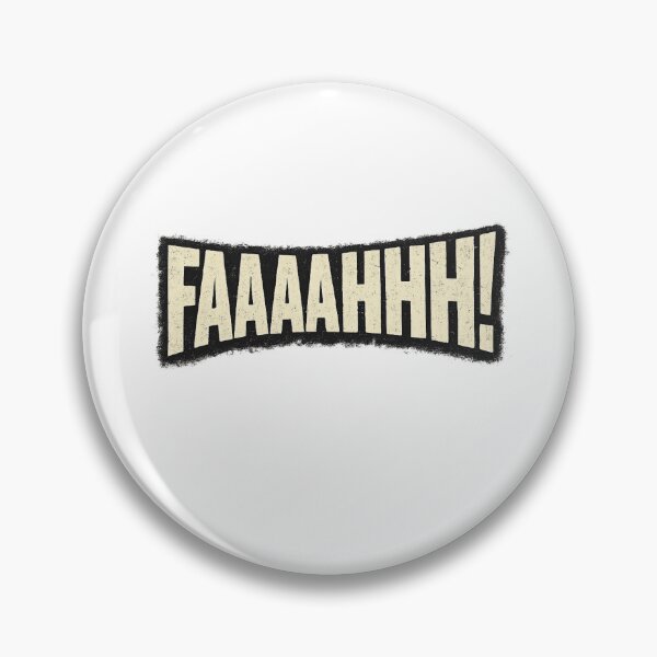 Item preview, FAAAHHH! Meme Typography Sticker – Vintage Distressed Streetwear Text Design designed and sold by IconicDesignsXd.