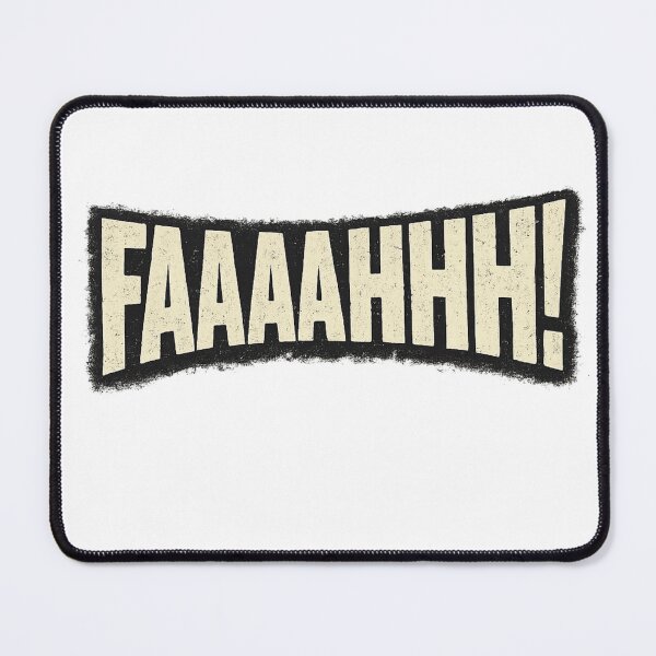 Item preview, FAAAHHH! Meme Typography Sticker – Vintage Distressed Streetwear Text Design designed and sold by IconicDesignsXd.