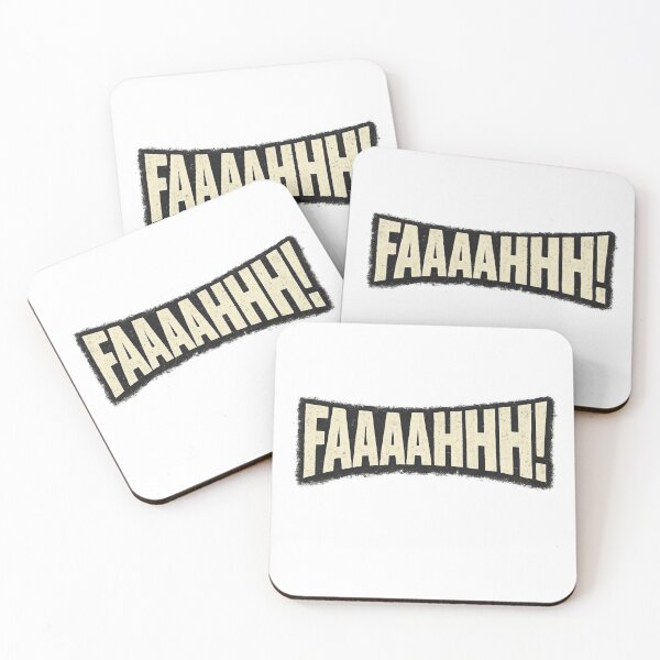 Item preview, FAAAHHH! Meme Typography Sticker – Vintage Distressed Streetwear Text Design designed and sold by IconicDesignsXd.