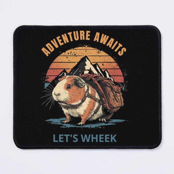 Item preview, Adventure Guinea Pig Hiking Outdoor Nature Fan designed and sold by TeeArtWorld.