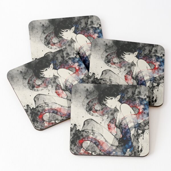 Item preview, Ethereal Anime Character with Swirling Colors designed and sold by Shelley Loewnau-Jones Studio.