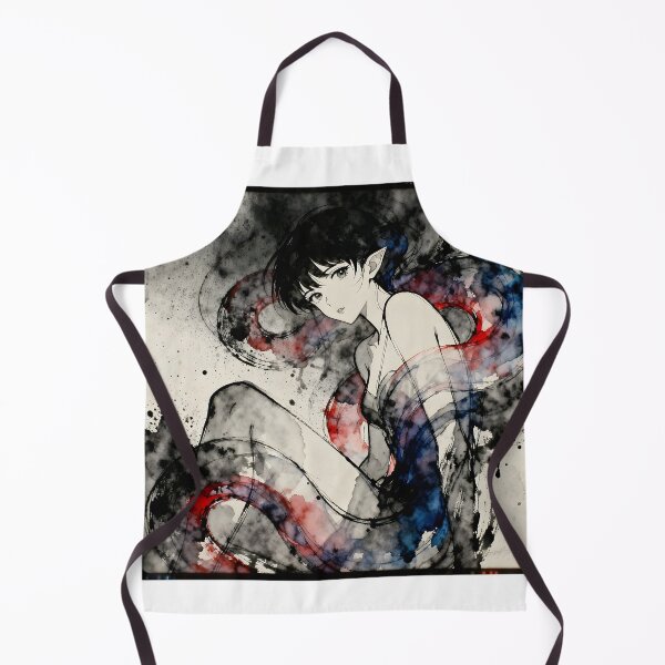 Item preview, Ethereal Anime Character with Swirling Colors designed and sold by Shelley Loewnau-Jones Studio.