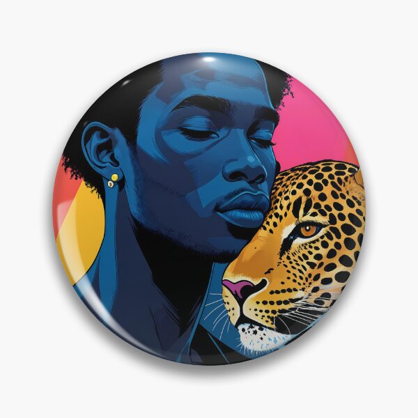 Item preview, African with leopard designed and sold by LioTou.