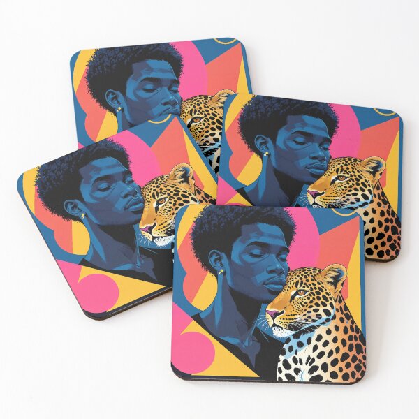 Item preview, African with leopard designed and sold by LioTou.