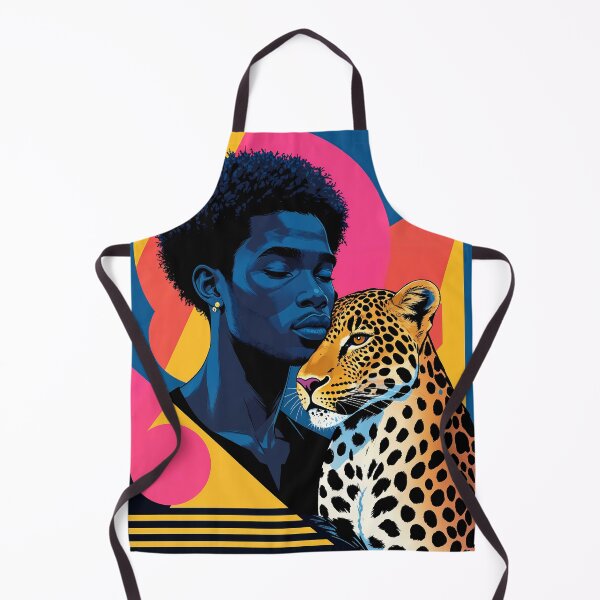 Item preview, African with leopard designed and sold by LioTou.