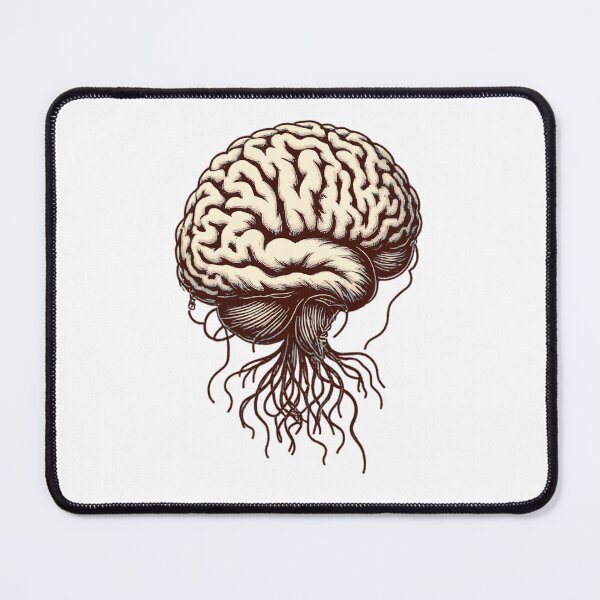 Item preview, Rooted Mind – Brain Growth Illustration designed and sold by Kavya Art.