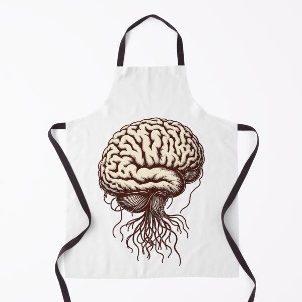 Item preview, Rooted Mind – Brain Growth Illustration designed and sold by Kavya Art.