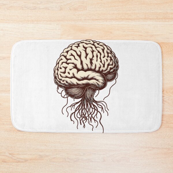Item preview, Rooted Mind – Brain Growth Illustration designed and sold by Kavya Art.