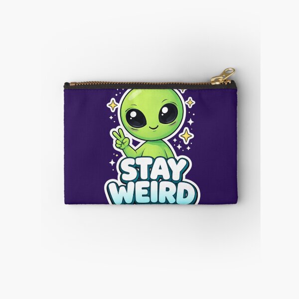 Item preview, Stay Weird Cute Alien Design – Funny Aesthetic Quote designed and sold by DivineTrident.