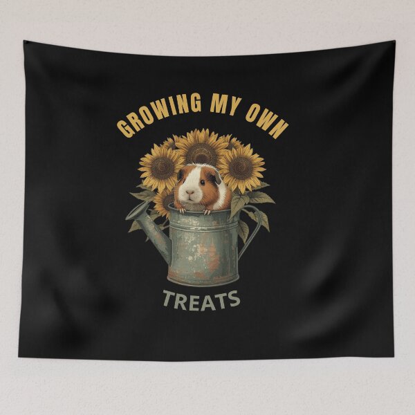 Item preview, Funny Gardener Guinea Pig Sunflower Plant Lover designed and sold by TeeArtWorld.