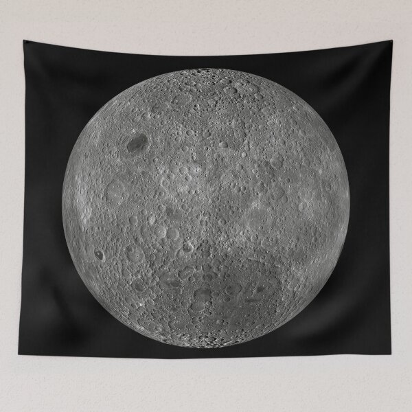 Item preview, 2026 NASA Artimis II Lunar flyby dark side of the moon (far side) moon mission high resolution historic photograph designed and sold by Astrid Arkhangelsky.
