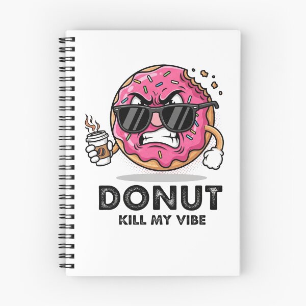 Item preview, Donut Kill My Vibe Funny Angry Donut | Sarcastic Coffee Humor Graphic designed and sold by FelixnRobinus.