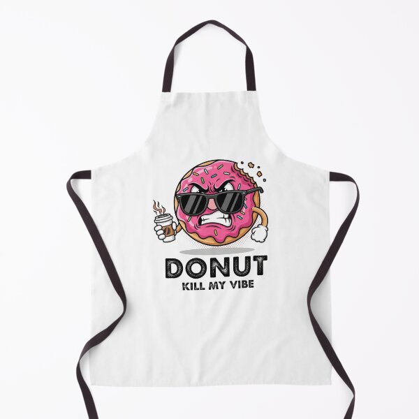 Artikelvorschau, „Donut kill my Vibe“ – Lustiger wütender Donut | Sarkastischer Kaffeehumor (Grafik) entworfen und verkauft von FelixnRobinus.