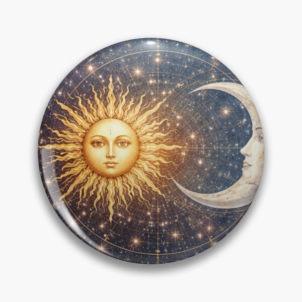 Item preview, Sun and moon designed and sold by RiaBubble.