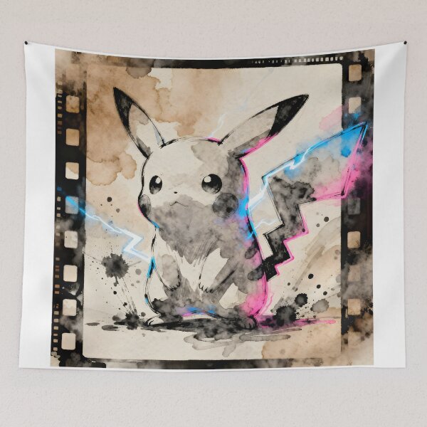 Item preview, Pikachu Film Reel in Ink designed and sold by Shelley Loewnau-Jones Studio.