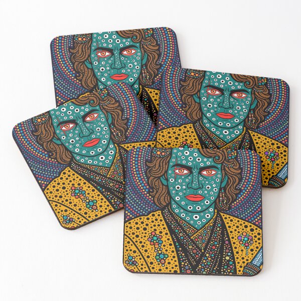 Item preview, Anakin Skywalker — Star Wars Dotwork Pop Art | Pointillist Cosmic Portrait designed and sold by  Ojo de Lilith.
