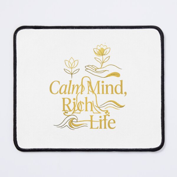 Item preview, Calm Mind, Rich Life designed and sold by AuroraWealthHouse.