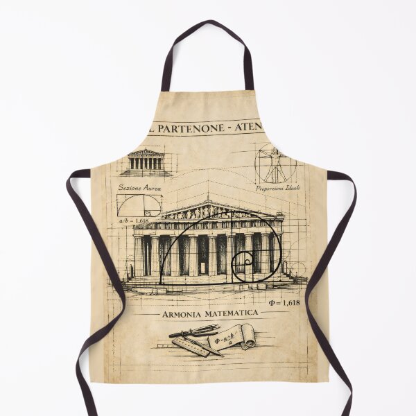 Item preview, Mathematical Harmony Golden Mean Parthenon Blueprint designed and sold by SplashTastic.