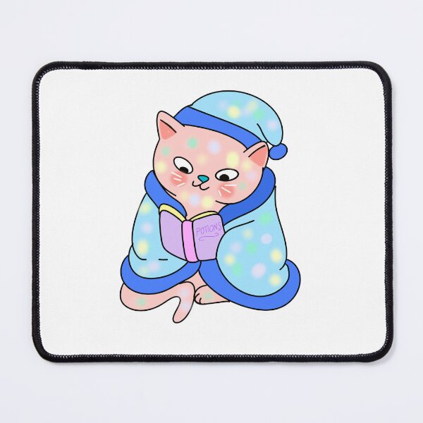 Item preview, Night time reading - polka dot cat designed and sold by BritishDelights.