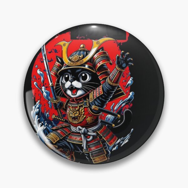 Item preview, Armored Cat with Blade Stylized Graphic designed and sold by Tsugraf Designs.