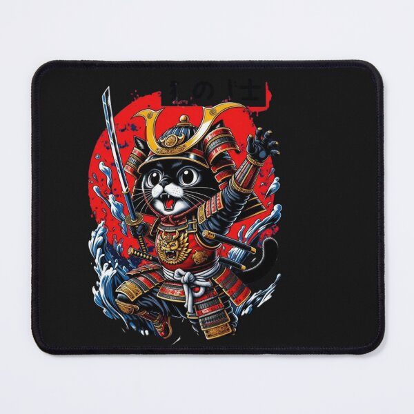Item preview, Armored Cat with Blade Stylized Graphic designed and sold by Tsugraf Designs.