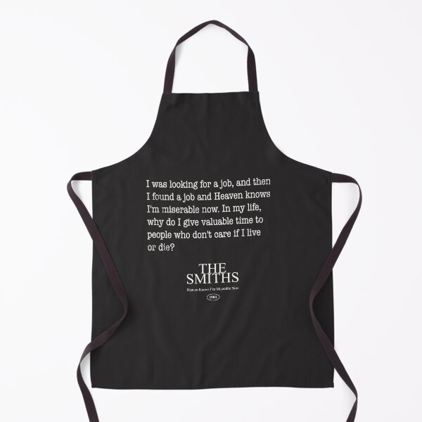 Item preview, Heaven Knows I’m Miserable Now – Sarcastic Indie Lyric Design (Dark Humor Aesthetic) designed and sold by Miaou Studio.