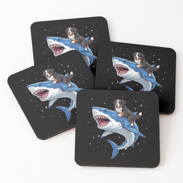 Item preview, Funny Bernese Mountain Dog Shark Dog Mom Dad Lover designed and sold by TerryConnells.