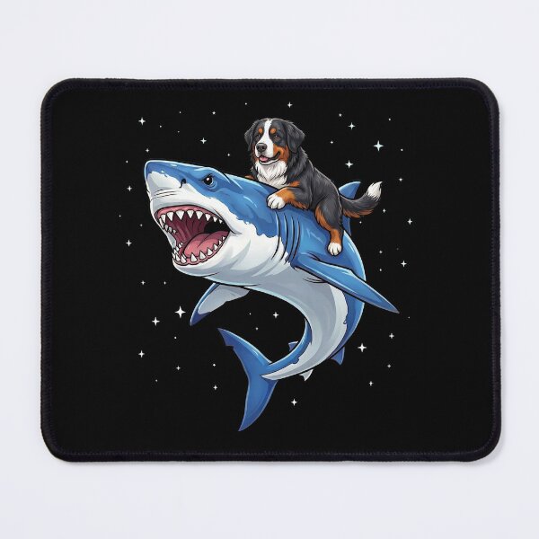 Item preview, Funny Bernese Mountain Dog Shark Dog Mom Dad Lover designed and sold by TerryConnells.