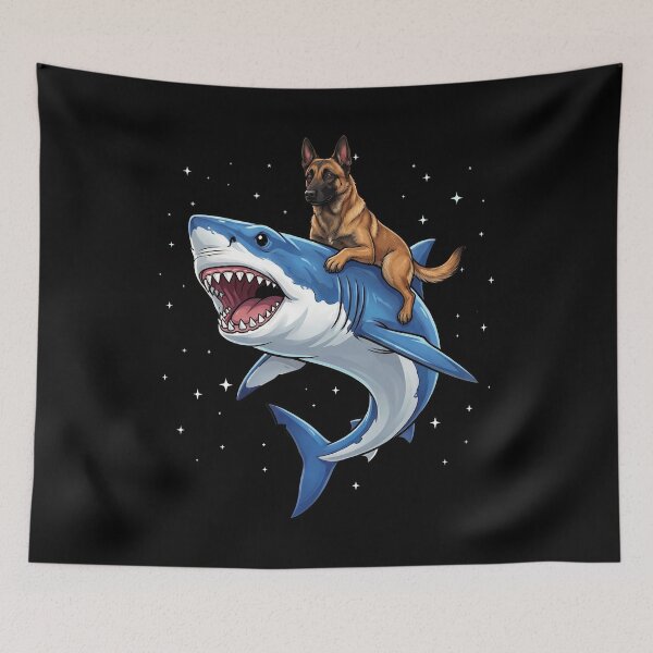 Item preview, Funny Belgian Malinois Shark Dog Mom Dad Lover designed and sold by TerryConnells.
