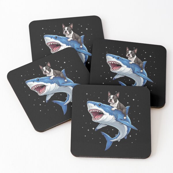 Item preview, Funny Boston Terrier Shark Dog Mom Dad Lover designed and sold by TerryConnells.