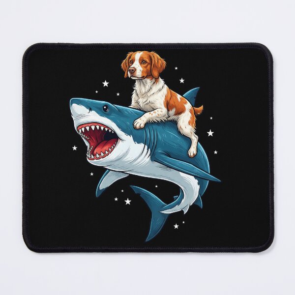 Item preview, Funny Brittany Shark Dog Mom Dad Lover designed and sold by TerryConnells.
