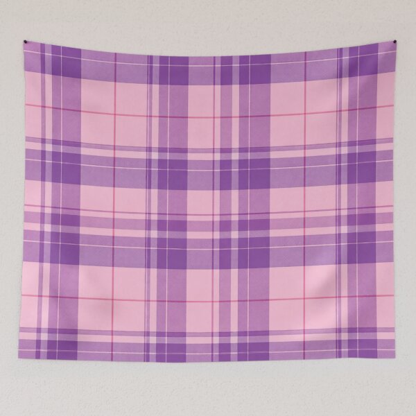 Item preview, Pink plaid designed and sold by RiaBubble.