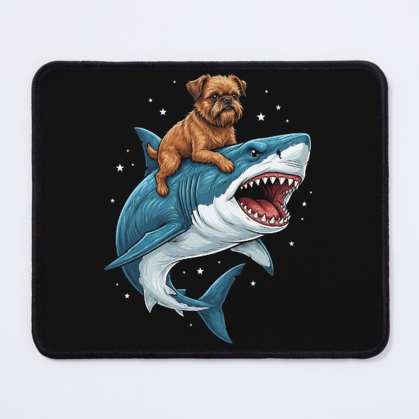Item preview, Funny Brussels Griffon Shark Dog Mom Dad Lover designed and sold by TerryConnells.