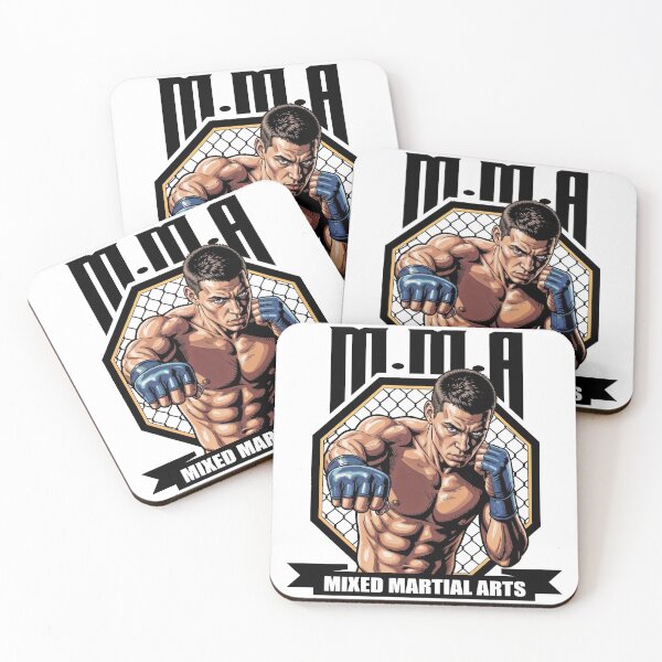Item preview, MMA Mixed Martial Arts Fighter - Octagon Cage Combat Sports Design designed and sold by FightModeStudio.