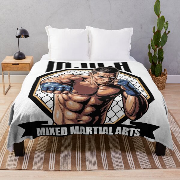 Item preview, MMA Mixed Martial Arts Fighter - Octagon Cage Combat Sports Design designed and sold by FightModeStudio.