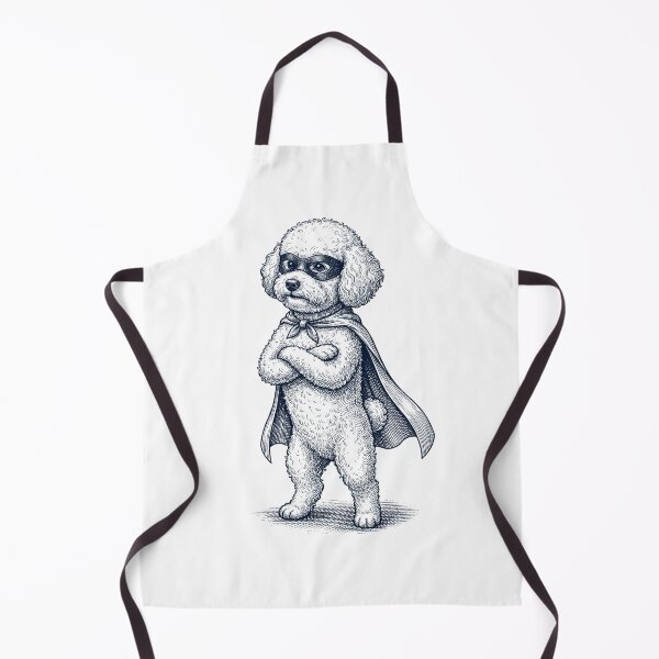 Item preview, Vintage Bichon Frise Hero Superhero Dog Lover designed and sold by DoodleTortle.