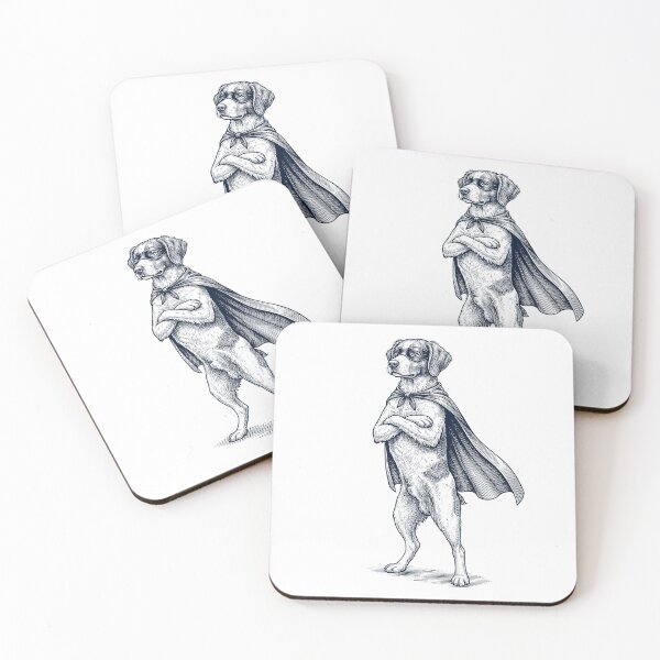 Item preview, Vintage Brittany Hero Superhero Dog Lover designed and sold by DoodleTortle.