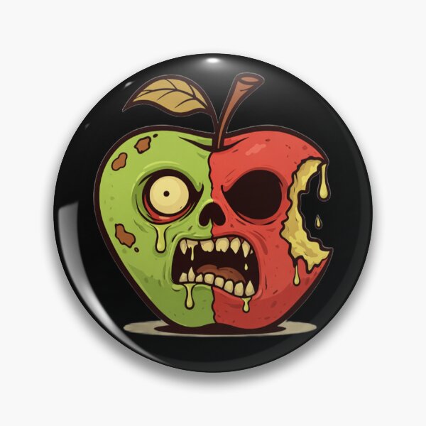 Item preview, Split Zombie Apple: The Mutant Rotten Fruit designed and sold by Droosam.