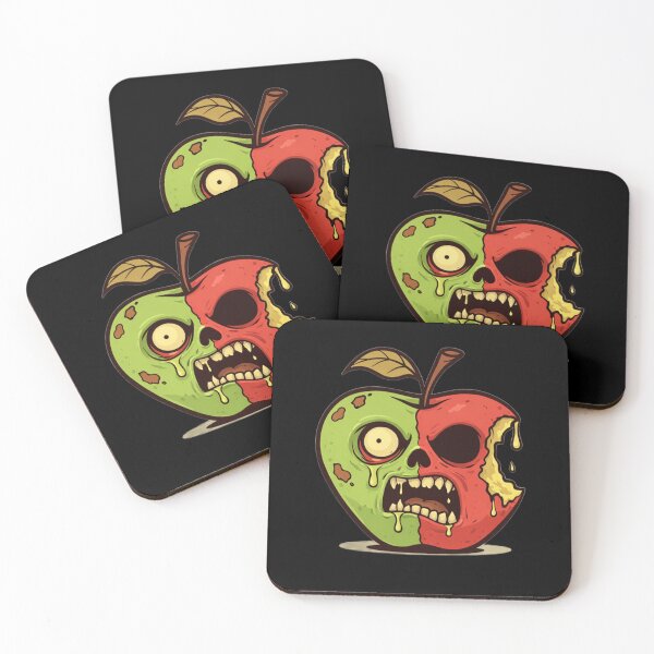 Item preview, Split Zombie Apple: The Mutant Rotten Fruit designed and sold by Droosam.